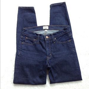 J. Crew 8" Toothpick Skinny Jeans